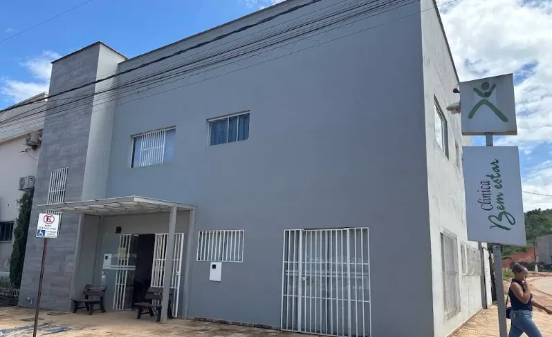 Fachada da Clínica Bem-Estar